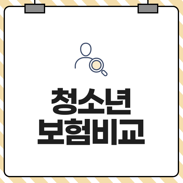 청소년보험비교
